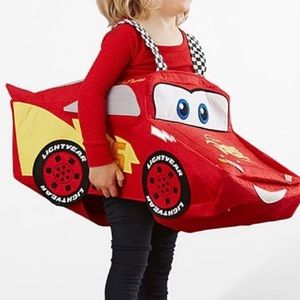 Kids Pottery barn Halloween costume. Lightening McQueen
